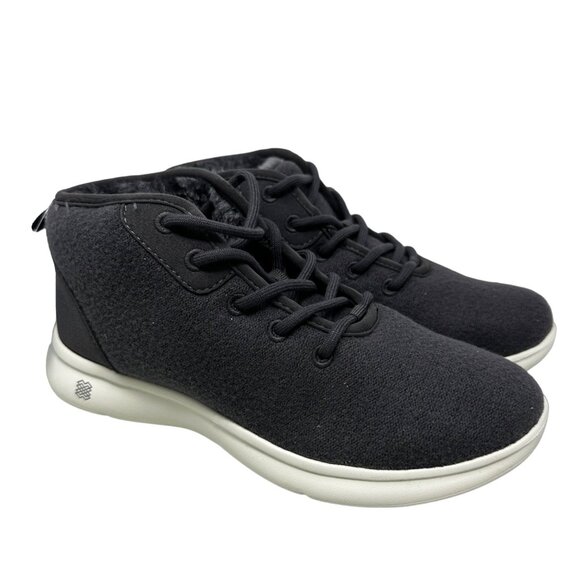 Exhilarate Sneaker Size 7 Wide Black Water-Repellent Dynamic Wool Light Comfort - Picture 1 of 8